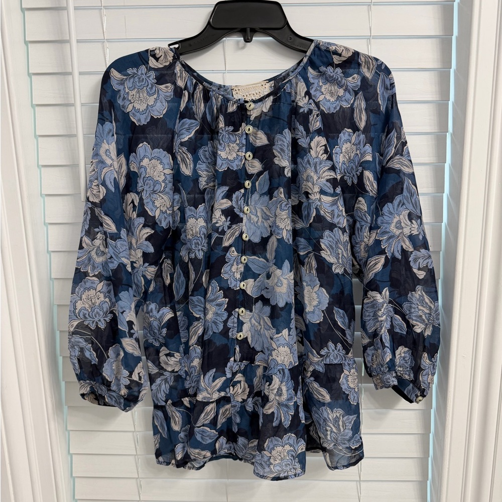 Johnny Was Jade Collection Top